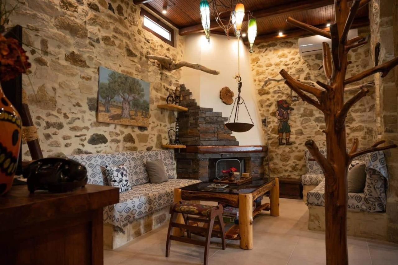 Villa Dioni Stone House Petrokefalo Exterior foto